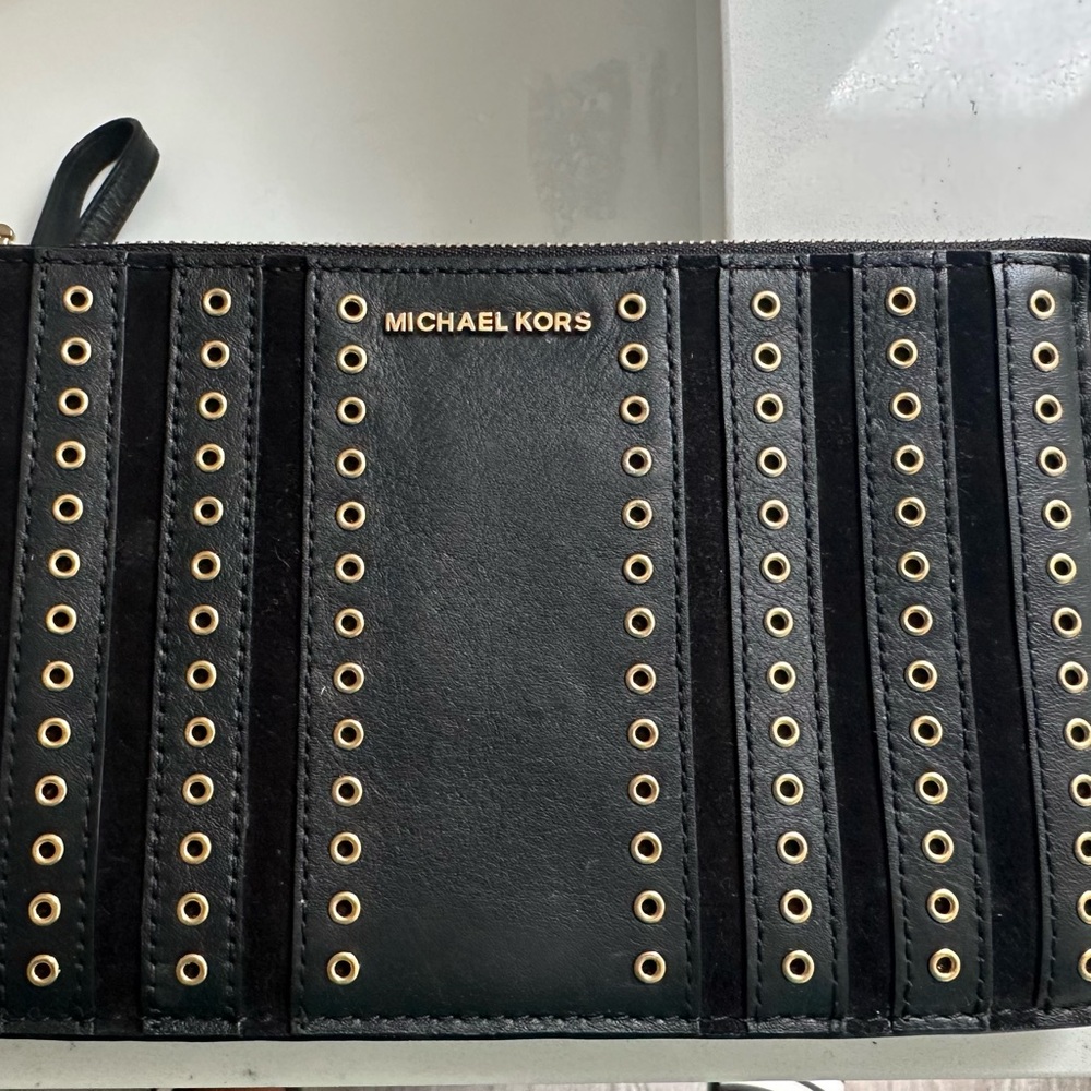 Michael Kors Black and Gold Men's Bag